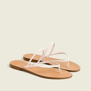 NWT J. Crew Braided Capri Flip Flop 8